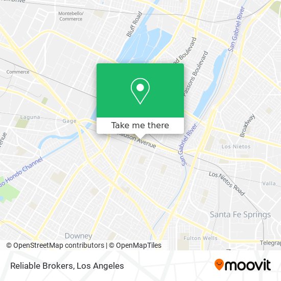 Reliable Brokers map