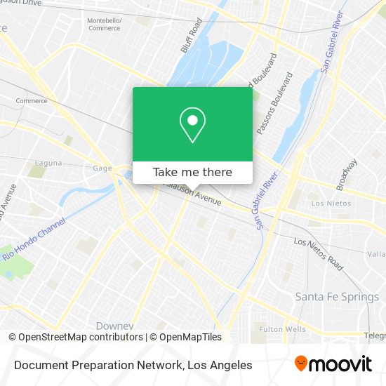 Mapa de Document Preparation Network