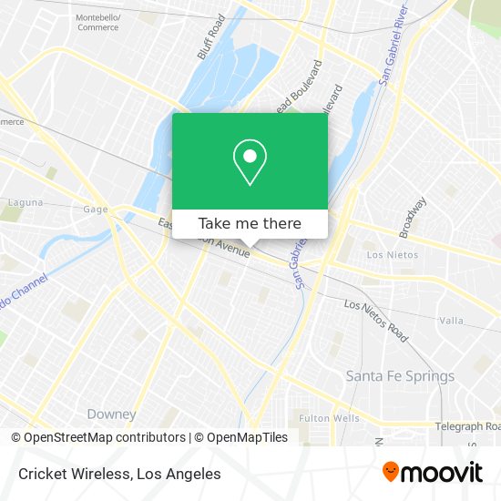 Cricket Wireless map