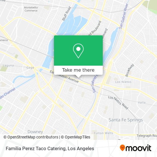 Mapa de Familia Perez Taco Catering