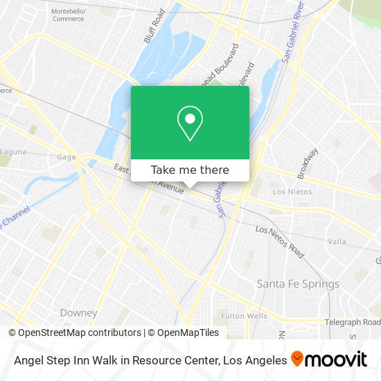 Mapa de Angel Step Inn Walk in Resource Center