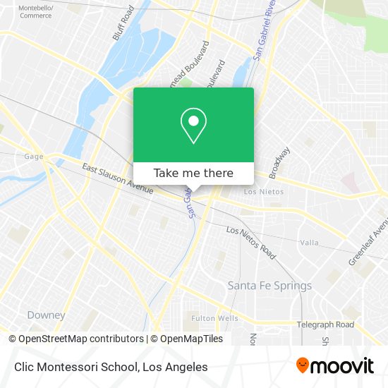 Clic Montessori School map