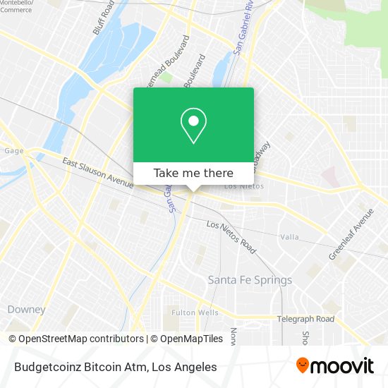 Budgetcoinz Bitcoin Atm map