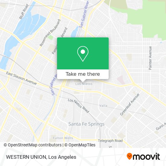 WESTERN UNION map