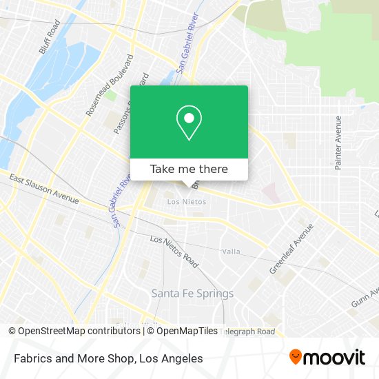 Fabrics and More Shop map