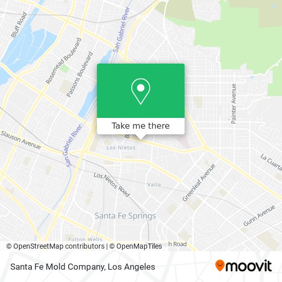 Mapa de Santa Fe Mold Company