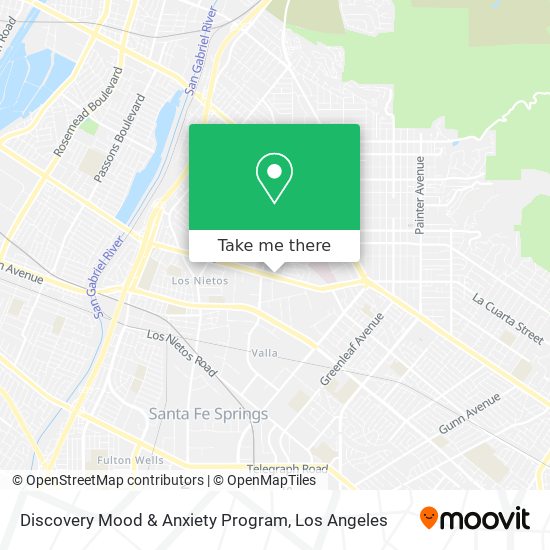 Discovery Mood & Anxiety Program map