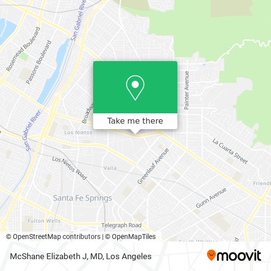 McShane Elizabeth J, MD map