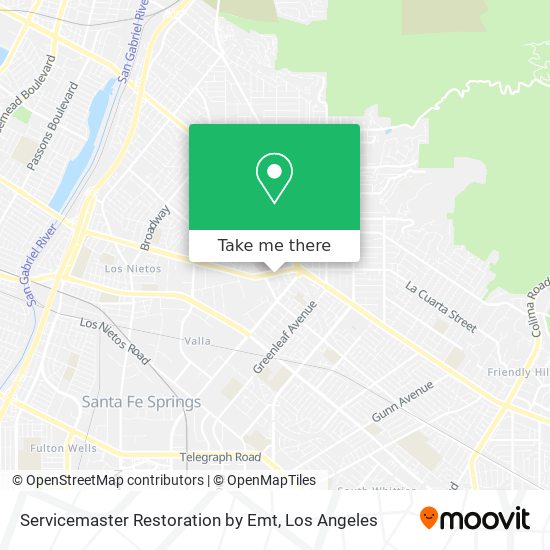 Mapa de Servicemaster Restoration by Emt