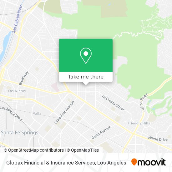 Mapa de Glopax Financial & Insurance Services