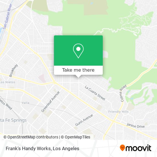 Mapa de Frank's Handy Works