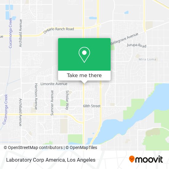 Laboratory Corp America map
