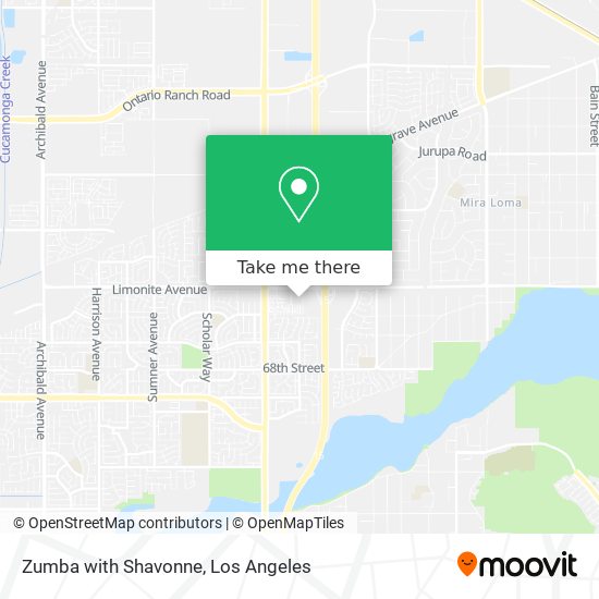 Zumba with Shavonne map