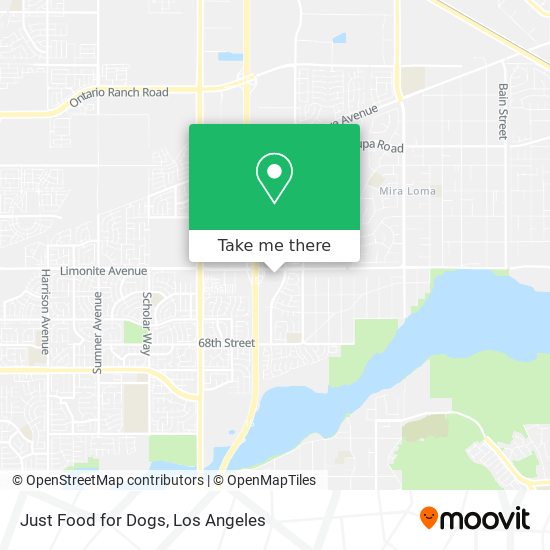 Just Food for Dogs map