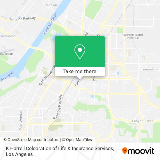 Mapa de K Harrell Celebration of Life & Insurance Services