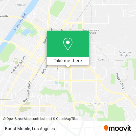 Boost Mobile map