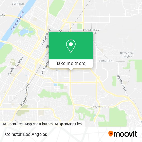 Coinstar map