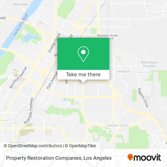 Property Restoration Companies map