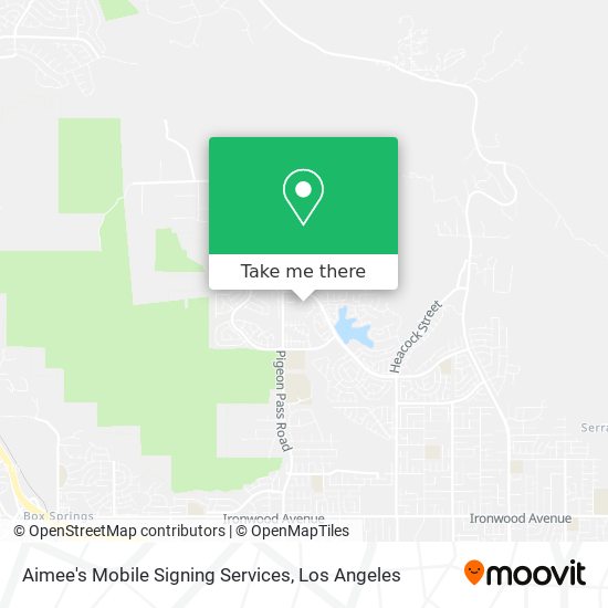 Mapa de Aimee's Mobile Signing Services