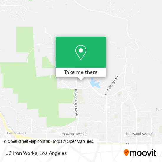 JC Iron Works map