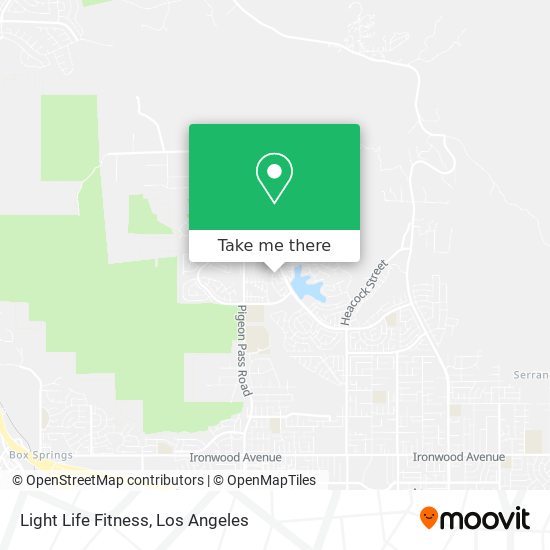 Light Life Fitness map