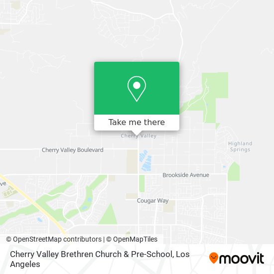 Cherry Valley Brethren Church & Pre-School map