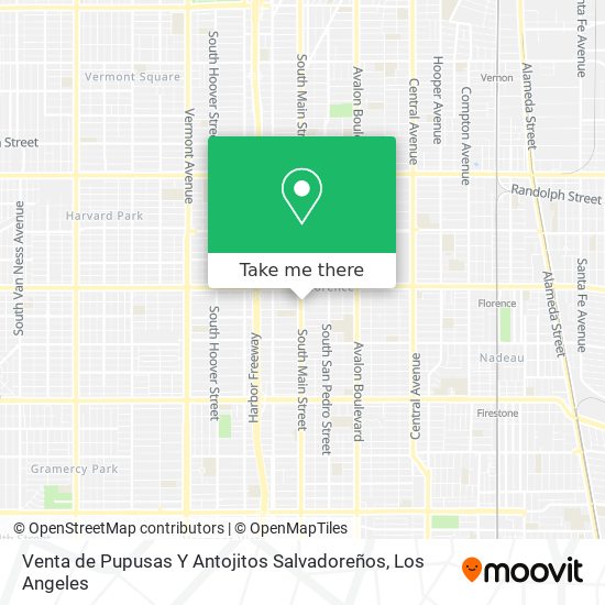Venta de Pupusas Y Antojitos Salvadoreños map