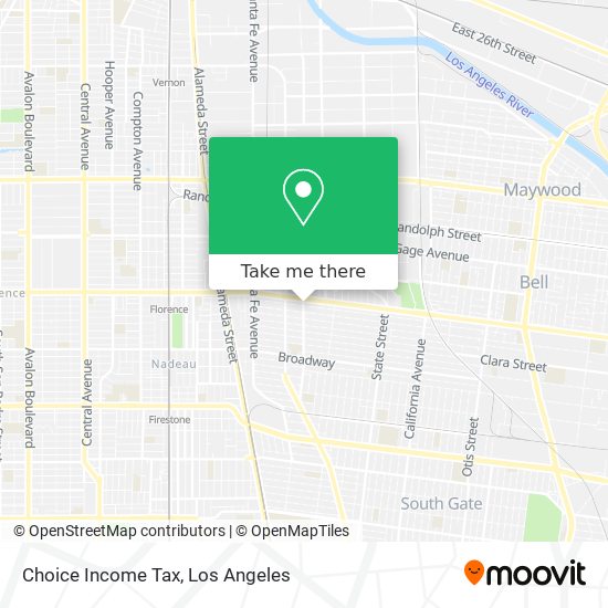 Mapa de Choice Income Tax