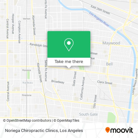 Mapa de Noriega Chiropractic Clinics