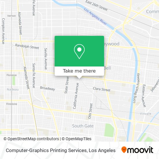 Computer-Graphics Printing Services map