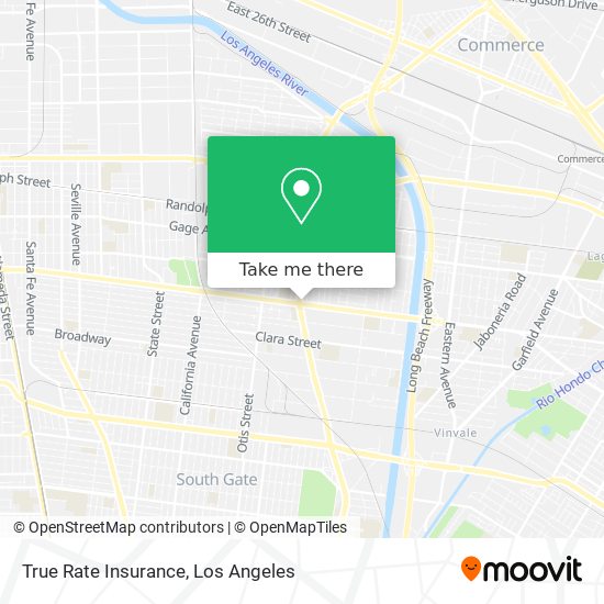 True Rate Insurance map