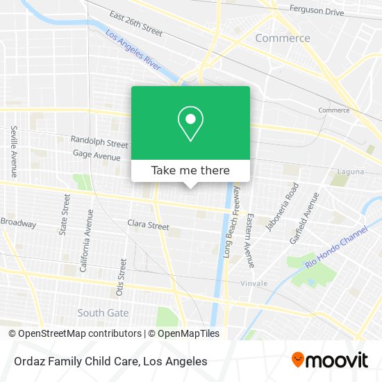 Ordaz Family Child Care map
