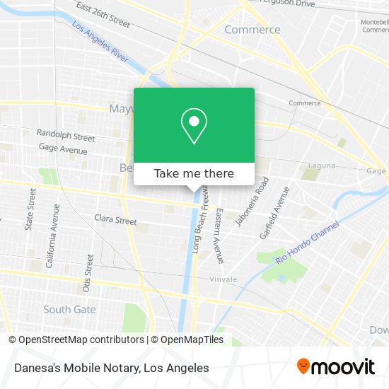 Danesa's Mobile Notary map