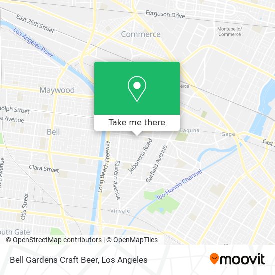 Bell Gardens Craft Beer map