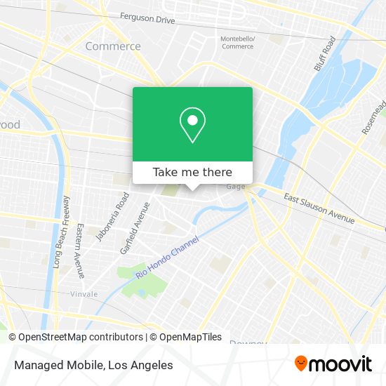 Mapa de Managed Mobile