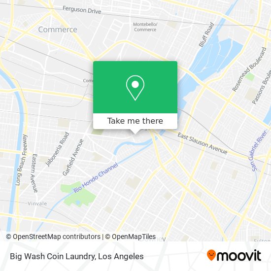 Big Wash Coin Laundry map