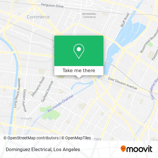 Mapa de Dominguez Electrical