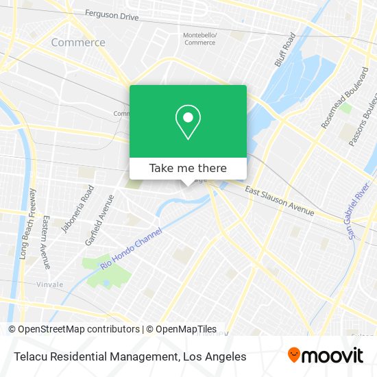 Mapa de Telacu Residential Management