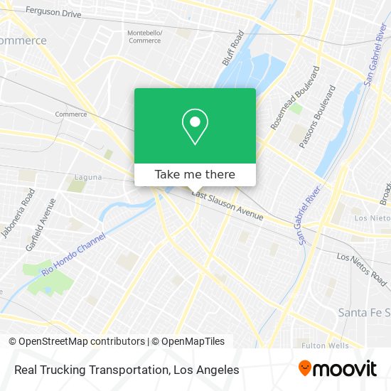 Real Trucking Transportation map