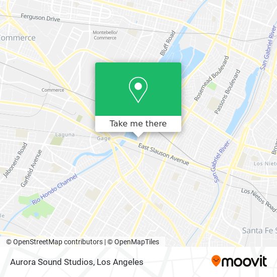 Aurora Sound Studios map