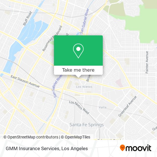 GMM Insurance Services map