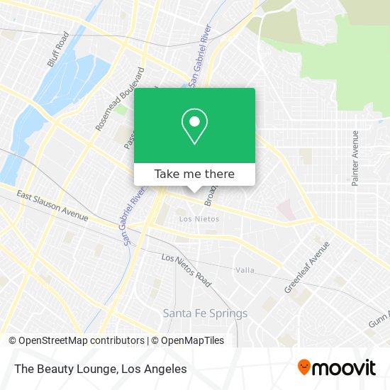 The Beauty Lounge map