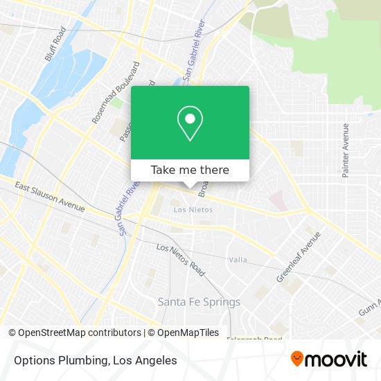 Mapa de Options Plumbing