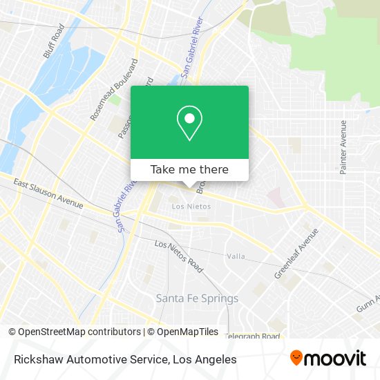 Mapa de Rickshaw Automotive Service