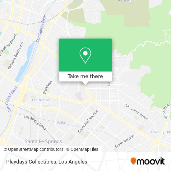 Playdays Collectibles map