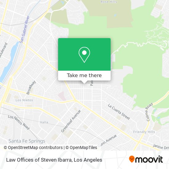 Mapa de Law Offices of Steven Ibarra