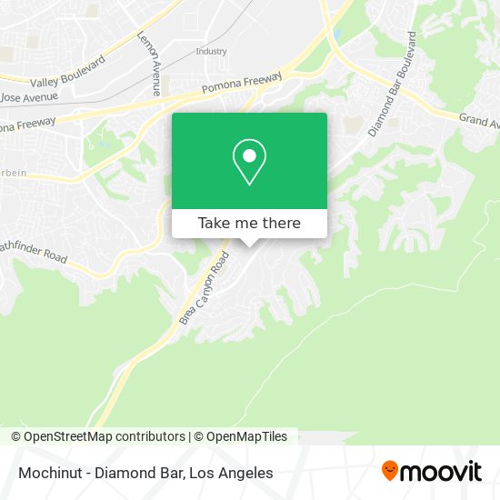 Mochinut - Diamond Bar map