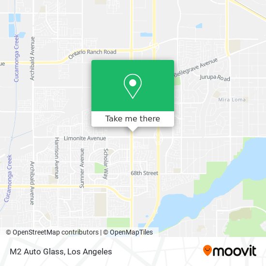 M2 Auto Glass map