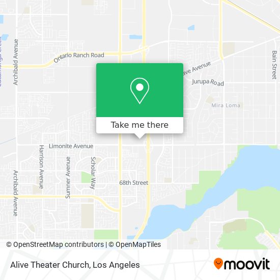 Alive Theater Church map