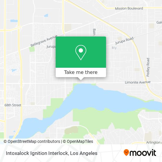 Mapa de Intoxalock Ignition Interlock